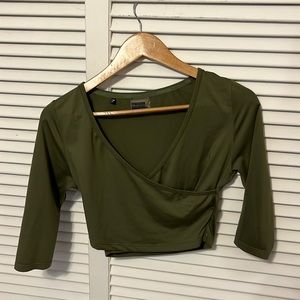 Gymshark Crop wrap workout top